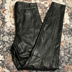 EXPRESS size XS faux leather legging moto pant